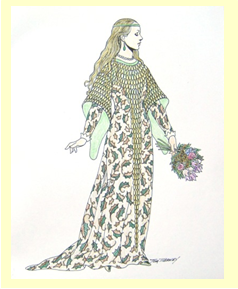 Medieval fashions coloring book 27 Medieval fashions coloring book 40