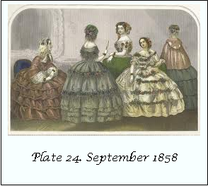 80 Godey's Full-Color Fashion Plates:1838-1880