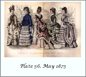 80 Godey's Full-Color Fashion Plates:1838-1880